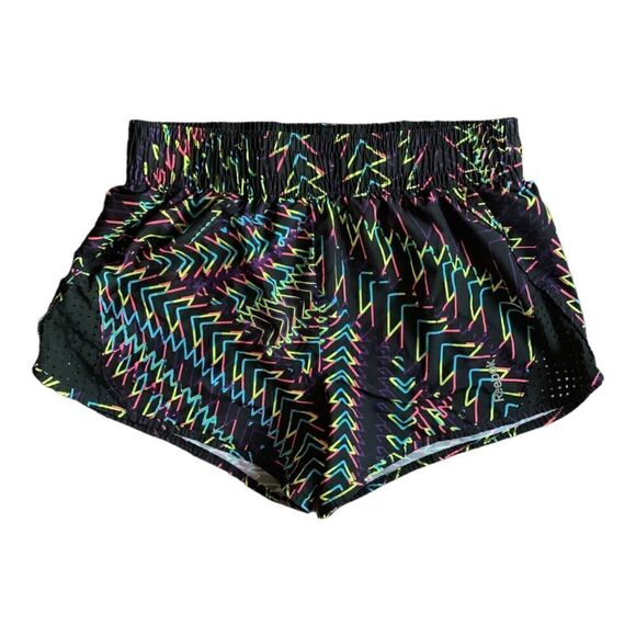 Neon Black Reebok Shorts, PlayGear Mediun - Picture 1 of 3